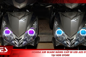 Honda Air Blade nâng cấp bi LED AES EV2 tại N20 Store