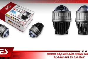 Thông báo mở bán chính thức bi gầm AES SV 3.0 Max