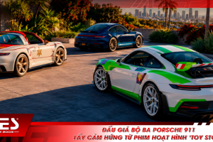 Đấu giá bộ ba Porsche 911 lấy cảm hứng từ phim hoạt hình 'Toy Story'