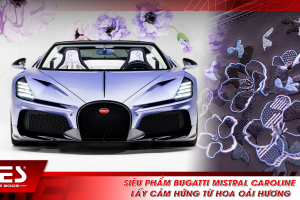 Siêu phẩm Bugatti Mistral Caroline lấy cảm hứng từ hoa oải hương