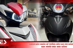 Cách bảo quản hệ thống đèn sau khi nâng cấp qua nhiều mùa mưa nắng