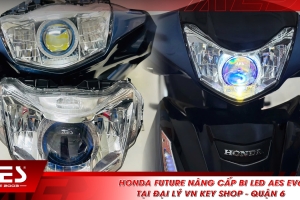 Honda Future nâng cấp bi LED AES EV6 tại đại lý VN Key Shop - Quận 6