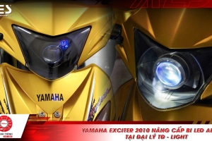 Yamaha Exciter 2010 nâng cấp bi LED AES EV2 tại đại lý TĐ - Light