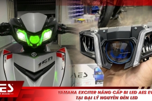 Yamaha Exciter nâng cấp Bi LED AES EV2 tại đại lý Nguyên Đèn LED - Bình Dương