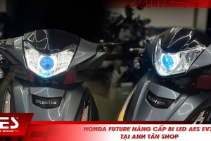 Honda Future nâng cấp bi LED AES EV2 tại Anh Tân Shop