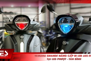 Yamaha Grande nâng cấp bi LED AES EV2 tại Led Phượt - Tân Bình