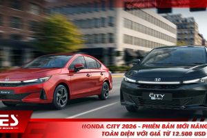 Honda City 2026 - phiên bản mới nâng cấp toàn diện với giá từ 12.500 USD
