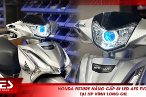 Honda Future nâng cấp bi LED AES EV2 tại HP Vĩnh Long Oil