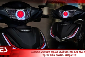 Honda Future nâng cấp bi LED AES mã EV2 tại Tí Bầu Shop - Quận 10