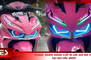 Honda Vario nâng cấp bi LED AES mã EV2 tại Hai Lúa Shop