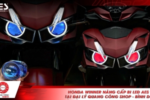 Honda Winner nâng cấp AES EV6 tại đại lý Quang Công Shop - Bình Dương