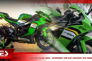 Kawasaki ZX-6R 2025 - Sportbike với giá khoảng 299 triệu đồng