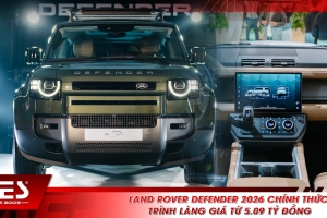 Land Rover Defender 2026 chính thức trình làng giá từ 5.09 tỷ đồng
