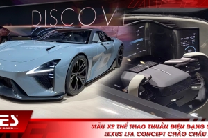 Mẫu xe thể thao thuần điện dạng sang - Lexus LFA Concept chào châu Á