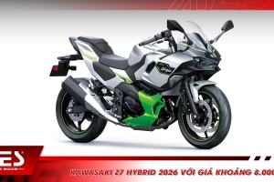 Kawasaki Z7 Hybrid 2026 với giá khoảng 8.000 USD