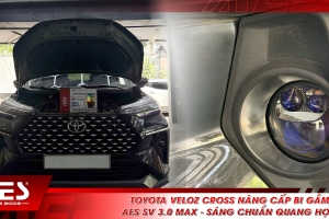 Toyota Veloz Cross nâng cấp bi gầm AES SV 3.0 Max - Sáng chuẩn quang học 