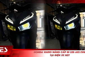 Honda Vario nâng cấp bi LED AES EV6 tại Điện Xe N2T