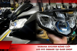 Yamaha Exciter nâng cấp AES EV2 Square tại Gari Shop
