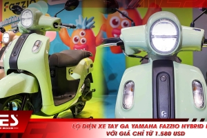 Lộ diện xe tay ga Yamaha Fazzio Hybrid Lite với giá chỉ từ 1.580 USD