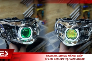 Yamaha Sirius nâng cấp bi LED AES EV2 tại N20 Store