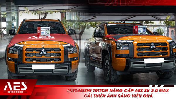Mitsubishi Triton nâng cấp AES SV 2.0 Max: Cải thiện ánh sáng hiệu quả