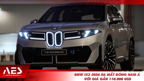 BMW iX3 2026 ra mắt Đông Nam Á với giá gần 110.000 USD