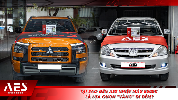 Tại sao đèn AES nhiệt màu 5500K là lựa chọn "vàng" đi đêm?