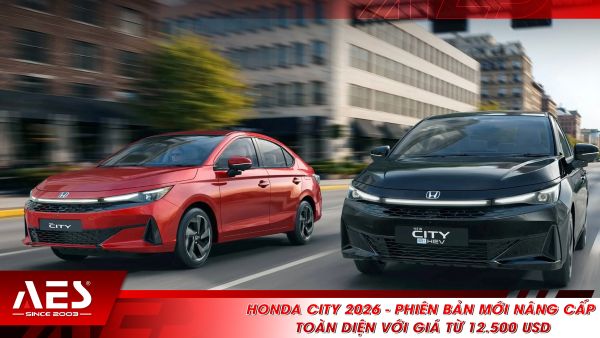 Honda City 2026 - phiên bản mới nâng cấp toàn diện với giá từ 12.500 USD
