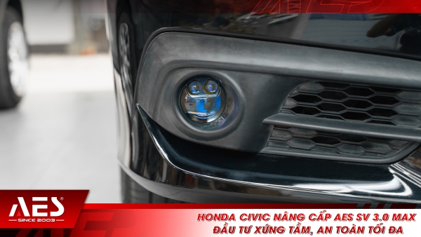 Honda Civic nâng cấp AES SV 3.0 Max - Đầu tư xứng tầm, an toàn tối đa