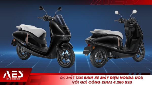 Ra mắt tân binh xe máy điện Honda UC3 với giá công 4.200 USD