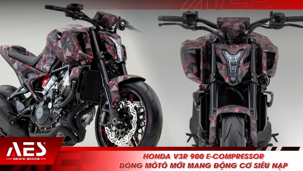 Honda V3R 900 E-Compressor - Dòng môtô mới mang động cơ siêu nạp