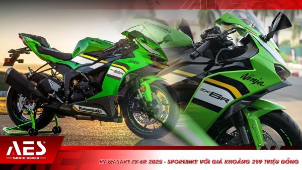 Kawasaki ZX-6R 2025 - Sportbike với giá khoảng 299 triệu đồng
