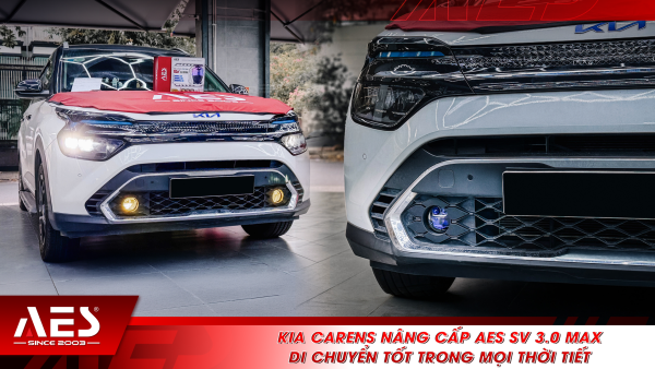 Kia Carens nâng cấp AES SV 3.0 Max: Di chuyển tốt trong mọi thời tiết