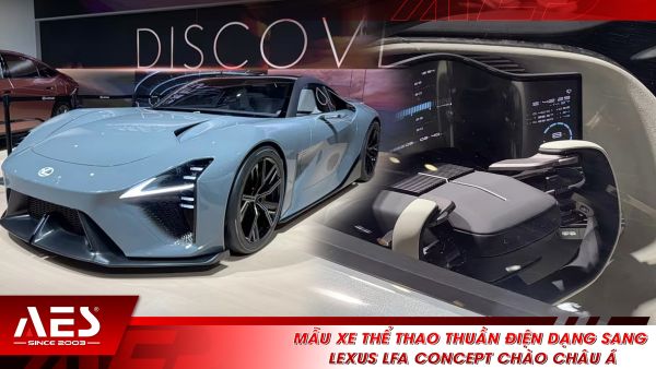 Mẫu xe thể thao thuần điện dạng sang - Lexus LFA Concept chào châu Á