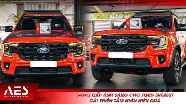 Nâng cấp ánh sáng cho Ford Everest: Cải thiện tầm nhìn hiệu quả