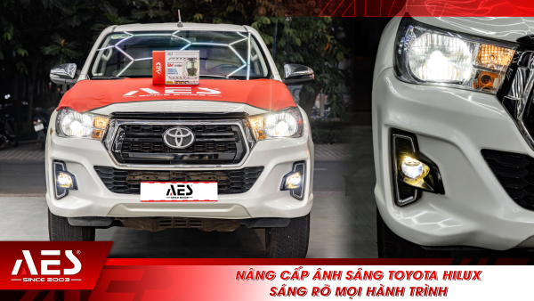 Nâng cấp ánh sáng cho Toyota Hilux: Sáng rõ mọi hành trình