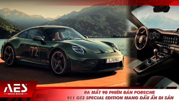 Ra mắt 90 phiên bản Porsche 911 GT3 Special Edition mang dấu ấn di sản