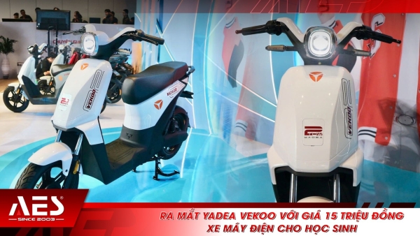 Ra mắt Yadea Vekoo với giá 15 triệu đồng - Xe máy điện cho học sinh