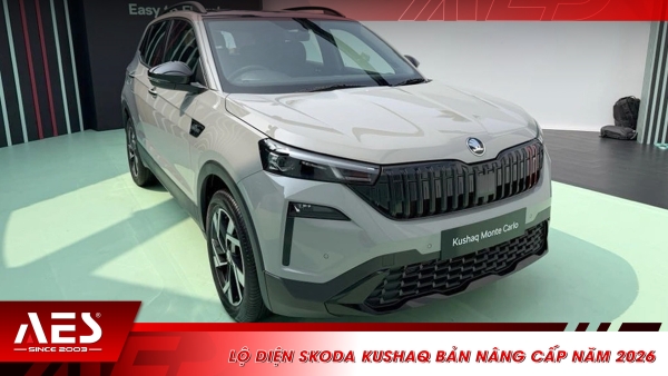 Lộ diện Skoda Kushaq bản nâng cấp năm 2026