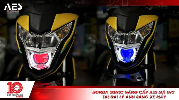 Honda Sonic nâng cấp AES mã EV2 tại đại lý Ánh Sáng Xe Máy