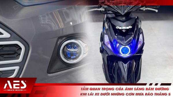 Tầm quan trọng của ánh sáng bám đường khi lái xe dưới những cơn mưa rào tháng 5