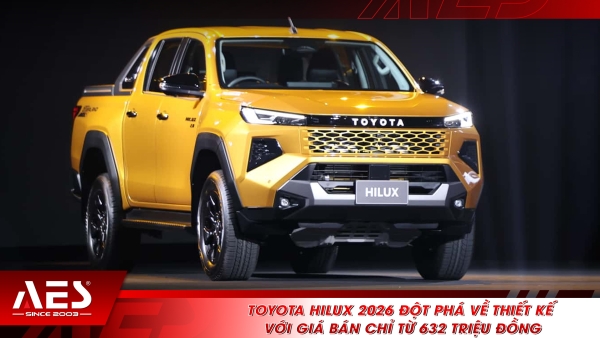 Toyota Hilux 2026 đột phá về thiết kế với giá bán chỉ từ 632 triệu đồng