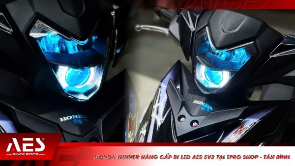 Honda Winner nâng cấp bi LED AES EV2 tại Tpro Shop - Tân Bình