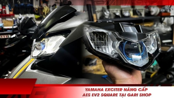Yamaha Exciter nâng cấp AES EV2 Square tại Gari Shop