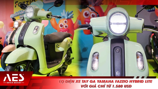 Lộ diện xe tay ga Yamaha Fazzio Hybrid Lite với giá chỉ từ 1.580 USD