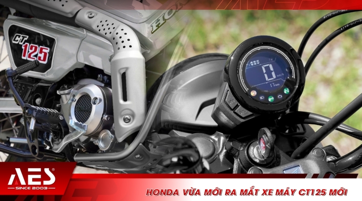 Honda vừa mới ra mắt xe máy CT125 mới