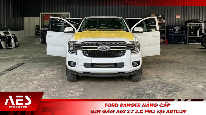 Ford Ranger nâng cấp đèn gầm AES SV 3.0 Pro tại Auto39