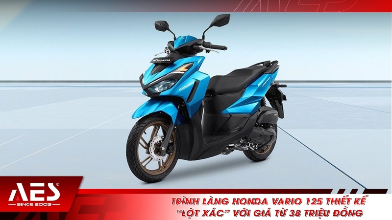 Trình làng Honda Vario 125 thiết kế “lột xác” với giá từ 38 triệu đồng