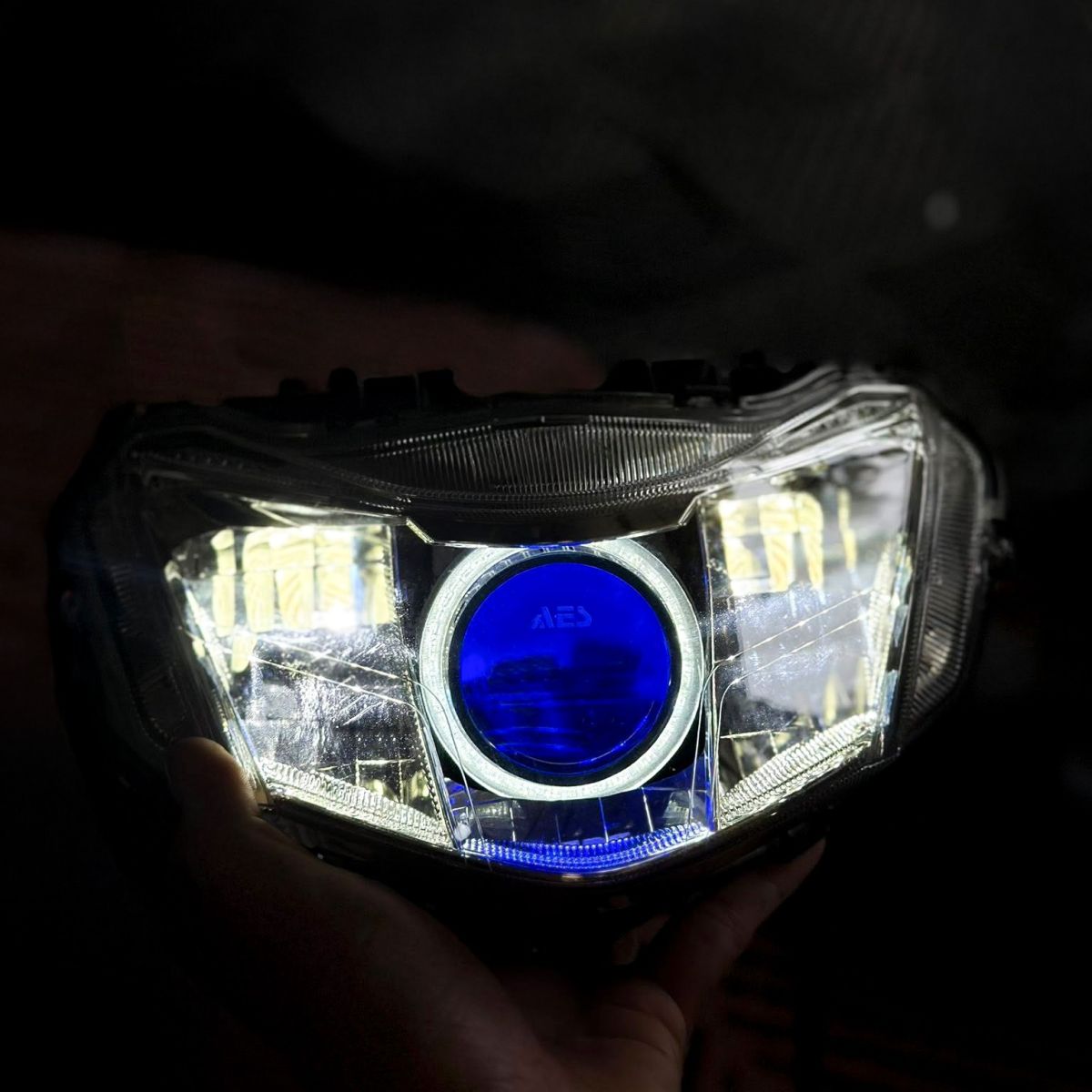 Hình 3: Honda Wave nâng cấp AES EV2 tại Cường Pháp Sư