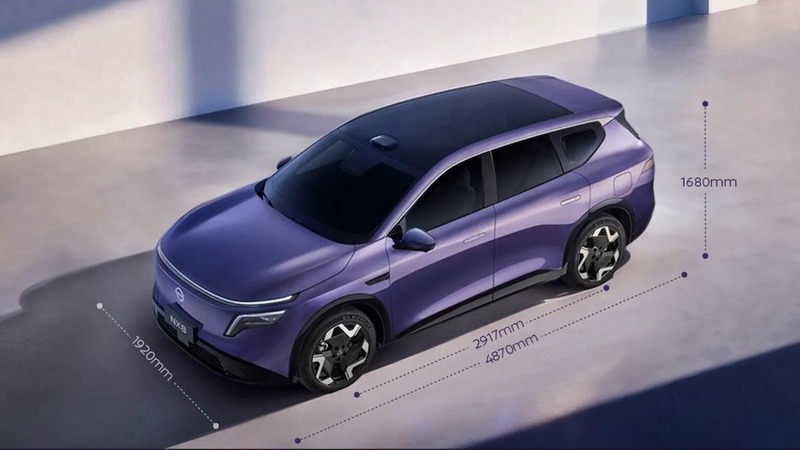 Nissan NX8 sở hữu kích thước ấn tượng